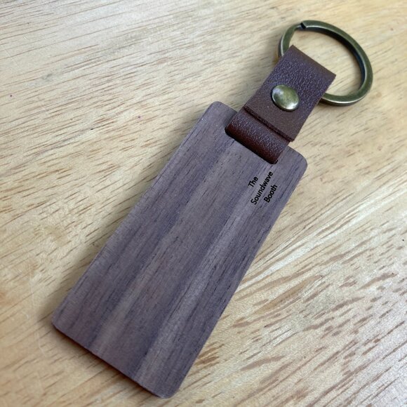 Be Still, And Know That I Am God Soundwave Wooden Keychain - Picture 4 of 4